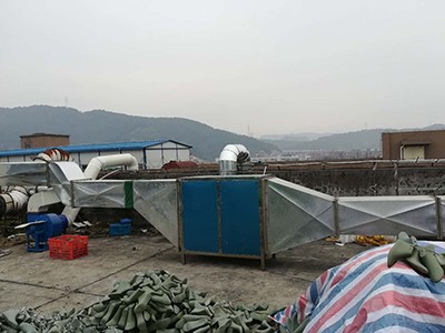 溫州市鹿城三豪皮鞋廠VOCs廢氣治理工程——等離子有機(jī)廢氣凈化器