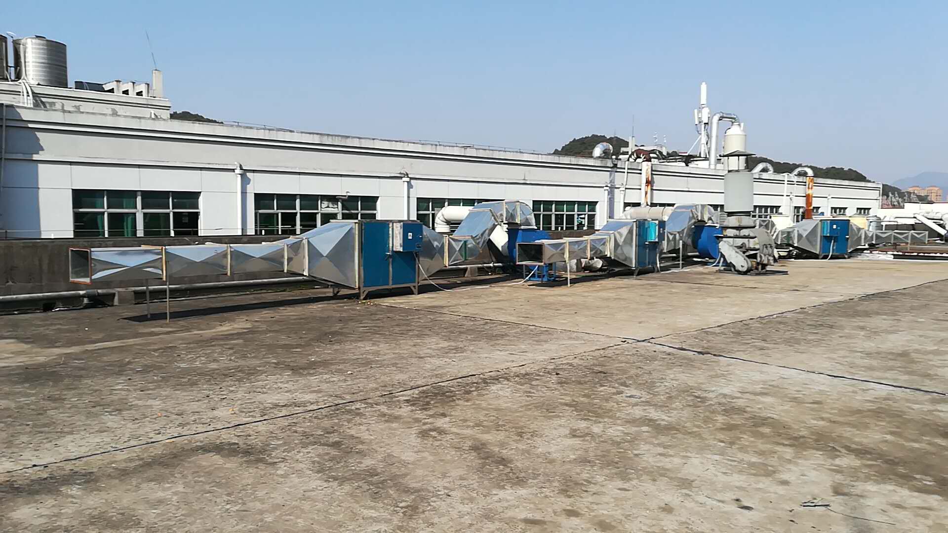 鷗鳥王鞋業(yè)有限公司VOCs廢氣治理工程——等離子有機廢氣凈化器(圖1)