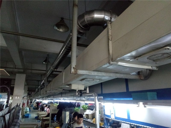 瑞安市遠(yuǎn)久鞋業(yè)有限公司VOCs廢氣治理工程——等離子有機(jī)廢氣凈化器(圖8)