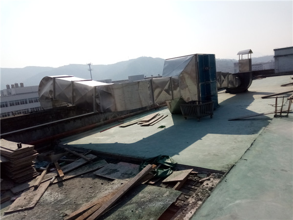 浙江正力鞋業(yè)有限公司VOCs廢氣治理工程——等離子有機廢氣凈化器(圖3)